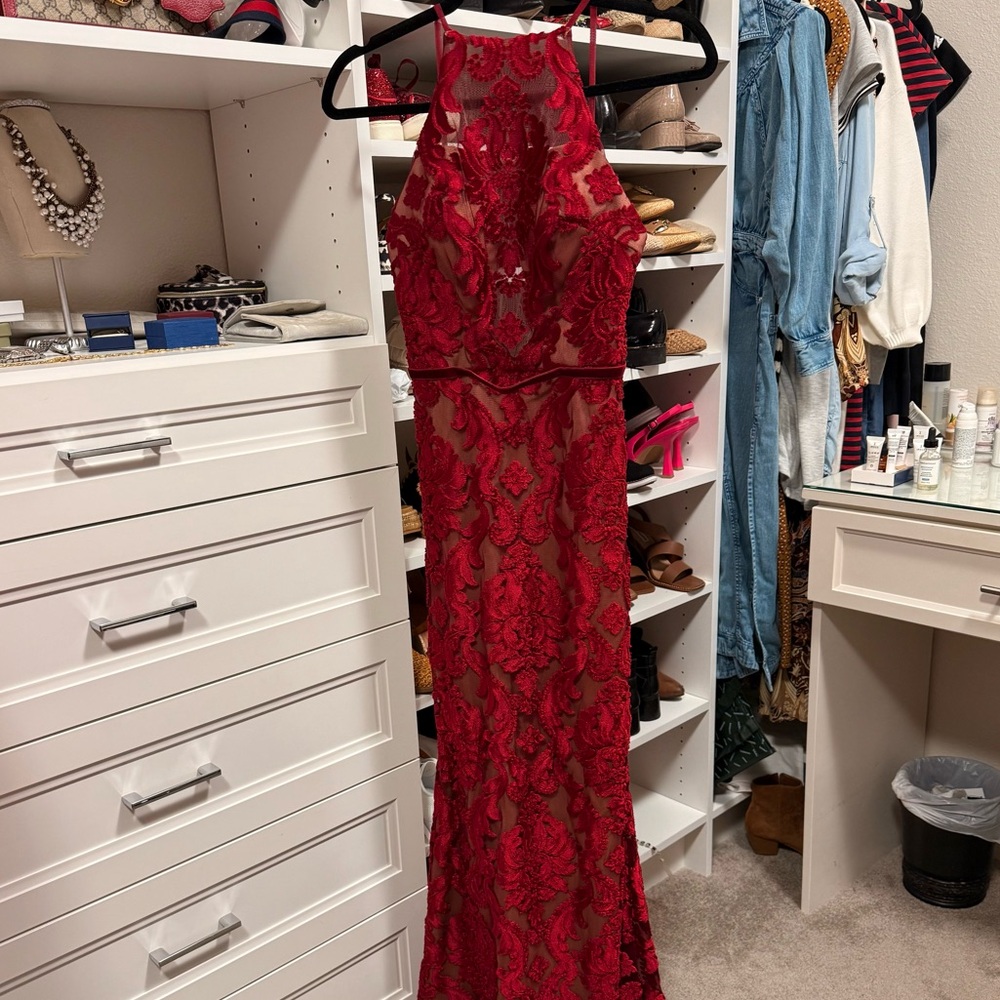 Full length prom dress